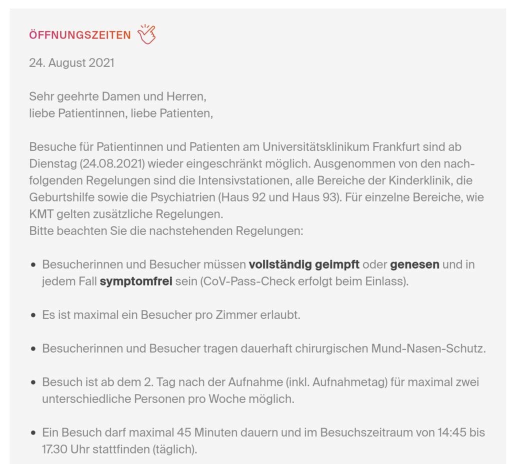 das-universitaetsklinikum-frankfurt-diskriminiert-ungeimpfte-menschen-–-besucher-muessen-vollstaendig-geimpft-sein