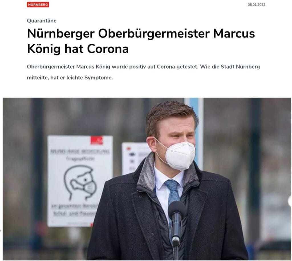 nuernberg:-oberbuergermeister-marcus-koenig-mit-corona-infiziert-–-trotz-boosterung