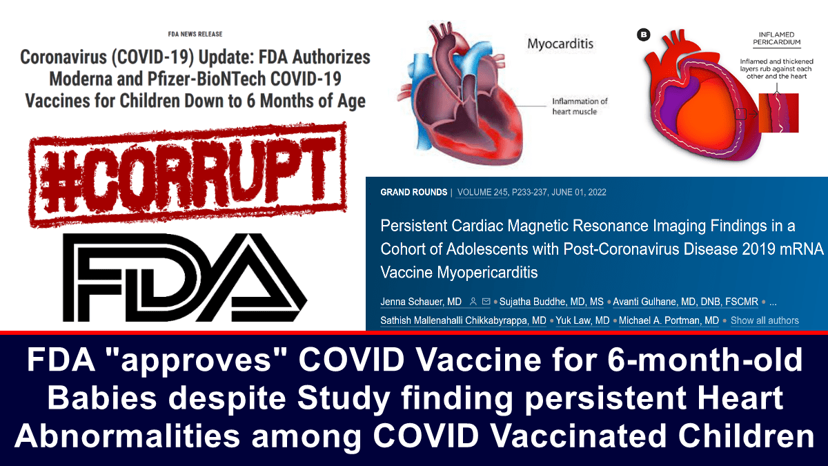 fda-“approves”-covid-vaccine-for-6-month-old-babies-despite-study-finding-persistent-heart-abnormalities-among-covid-vaccinated-children
