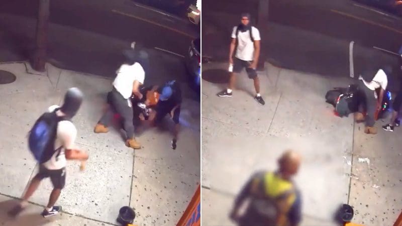 shock-video:-scooter-rider-robbed-by-violent-thieves-outside-nyc-bodega