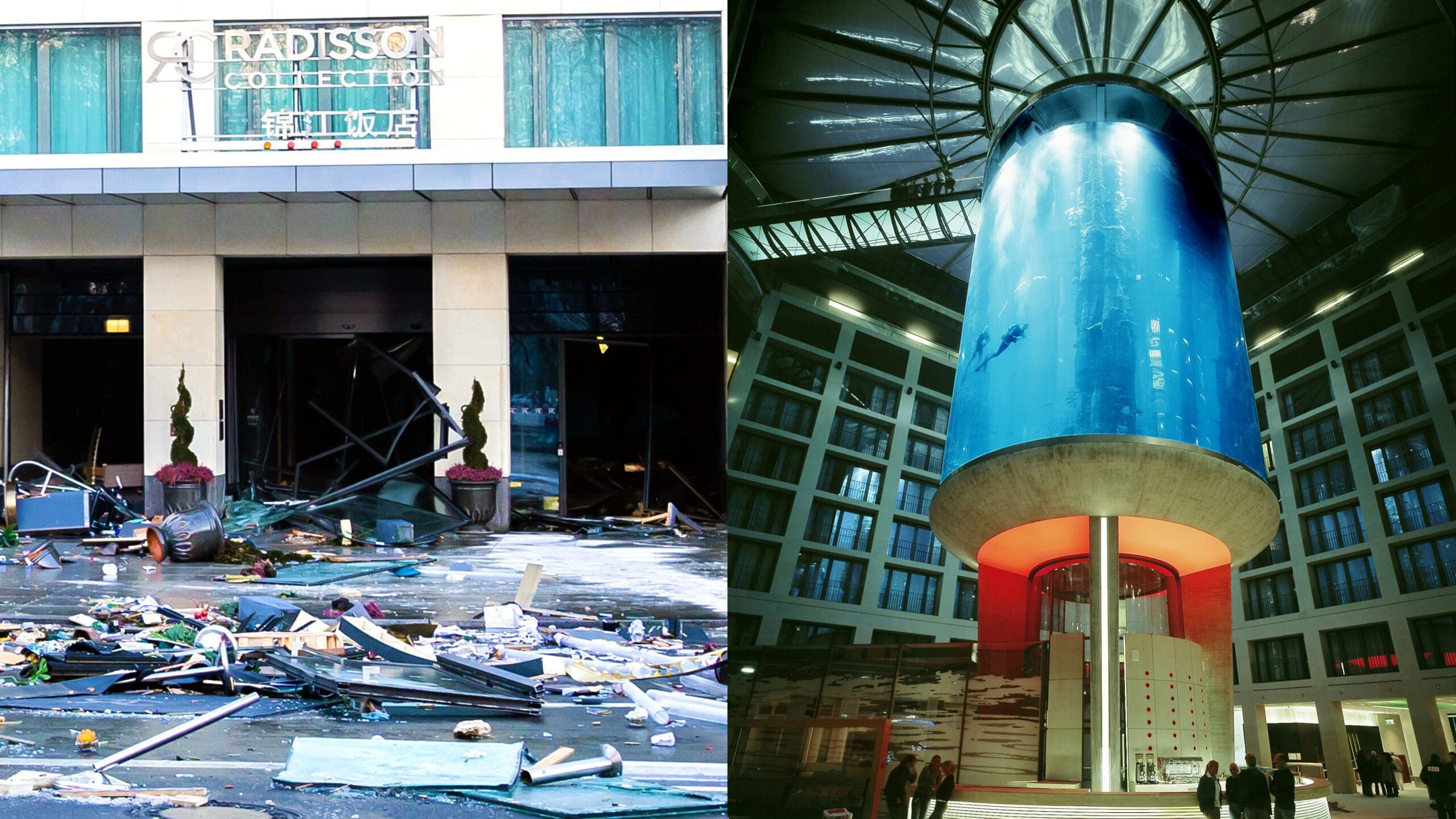 massive-264,000-gallon-cylindrical-tropical-aquarium-explodes-inside-berlin-hotel