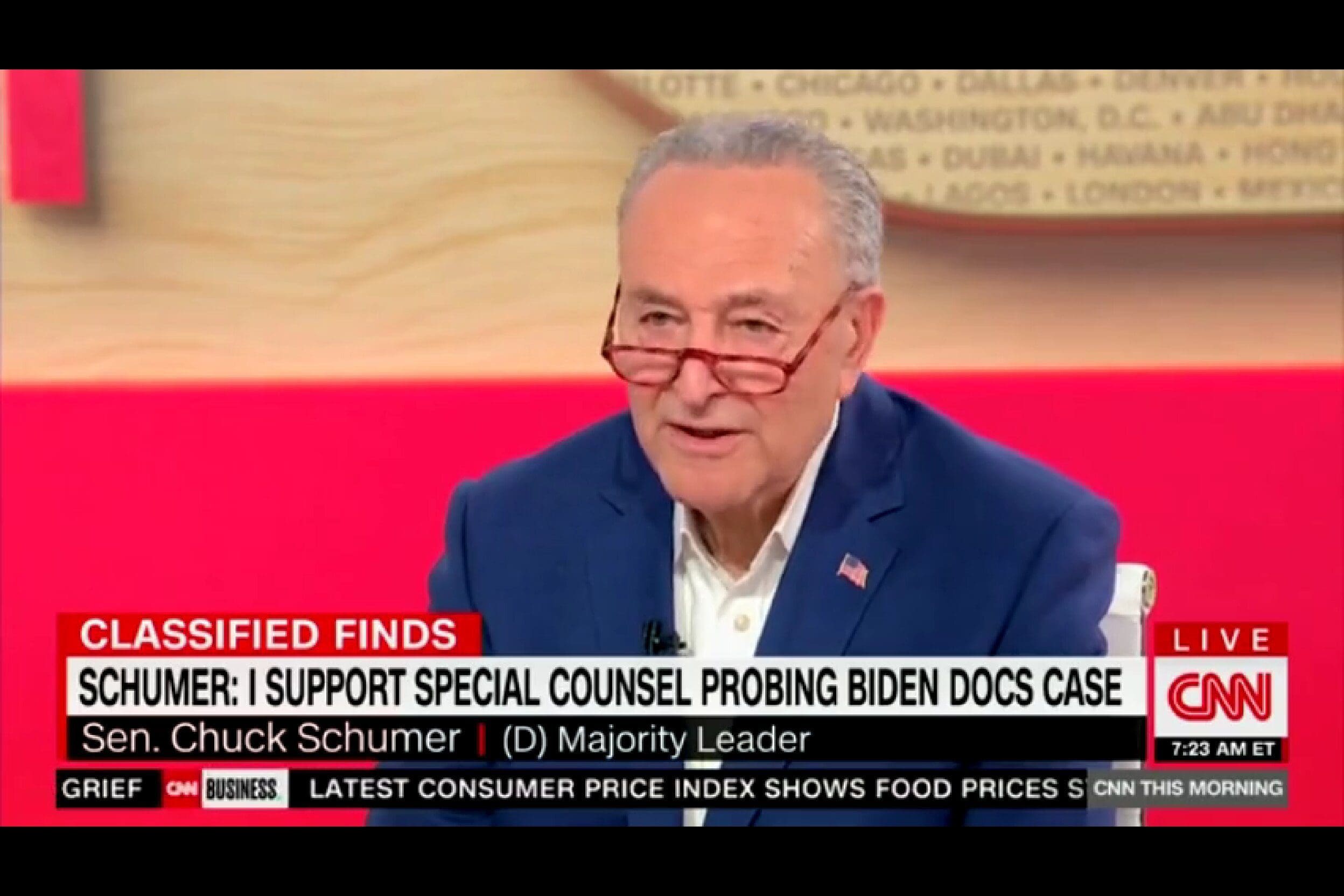 chuck-schumer-loses-it-on-cnn-after-being-pressed-on-biden’s-classified-documents-scandal-(video)