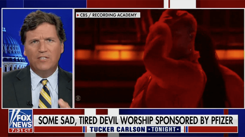 video:-tucker-carlson-mocks-grammys-as-“transgender-satanism-brought-to-you-by-pfizer”