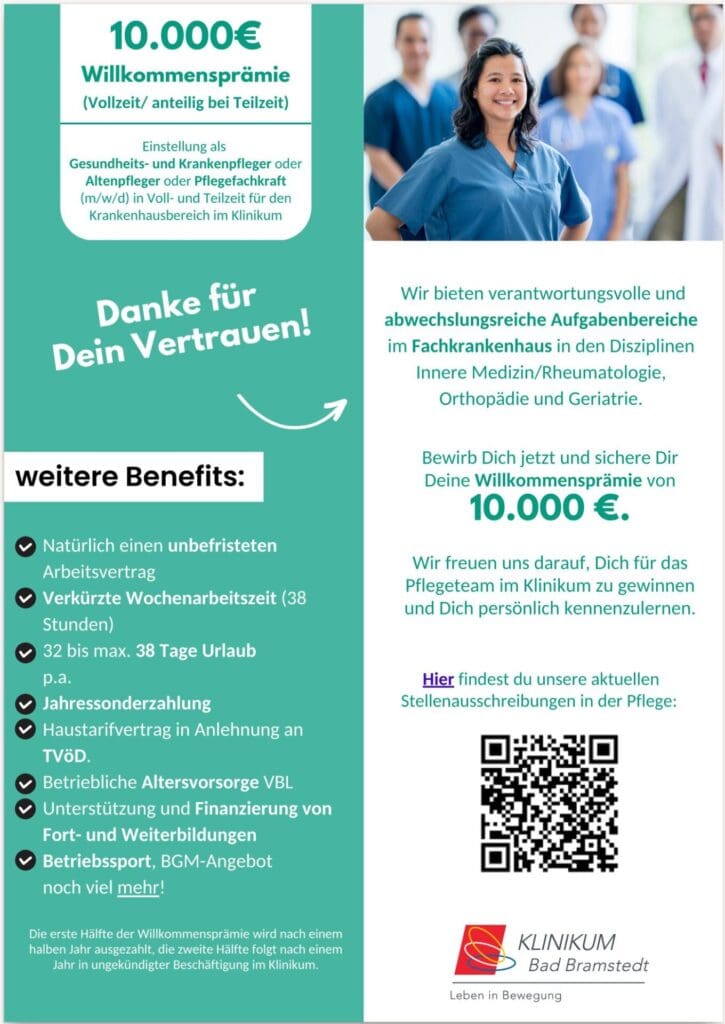 gesundheitssystem-in-deutschland-am-ende:-klinikum-bad-barmstedt-zahlt-10.000-euro-willkommenspraemie-und-bettelt-um-pflegekraefte