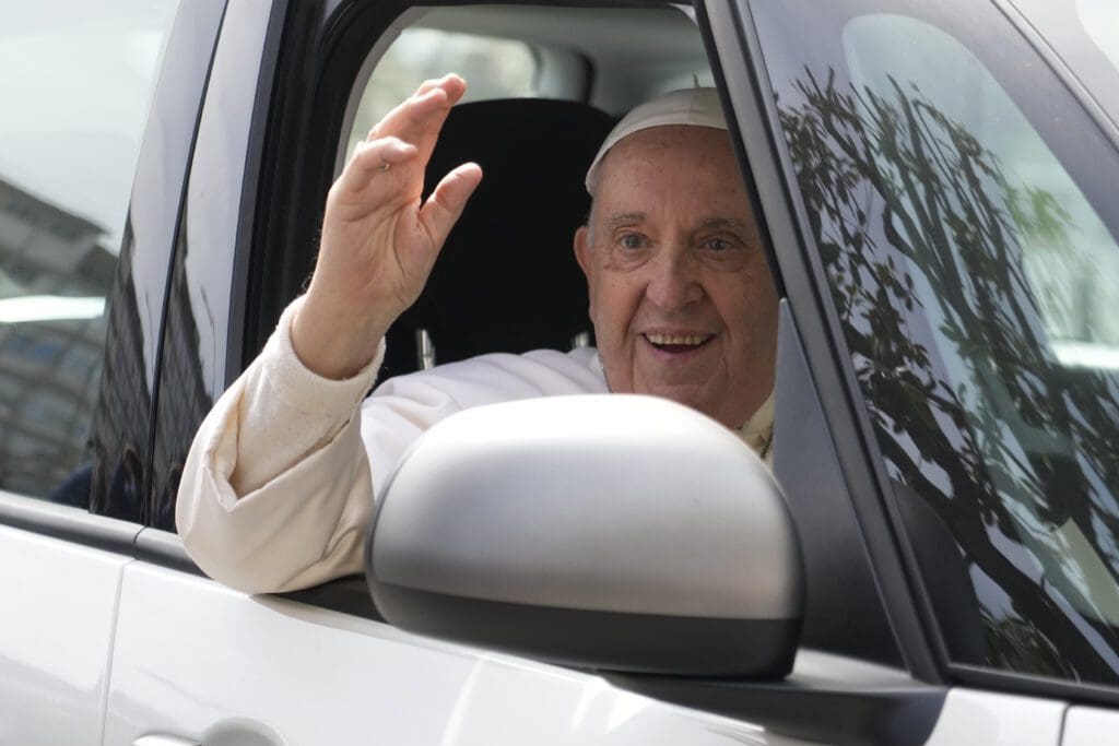 pope-francis-leaves-hospital;-‘still-alive,’-he-quips