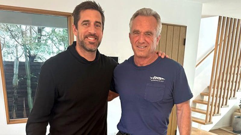 nfl-star-aaron-rodgers-appears-to-support-democrat-presidential-candidate-rfk-jr.