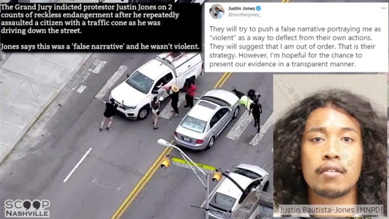 video-shows-reinstated-‘tennessee-3’-state-rep-justin-jones-stopping-cars,-assaulting-drivers-during-blm-summer-of-rage