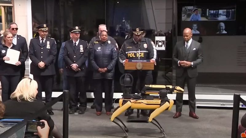 thursday-war-room-live:-new-york-crime-so-bad-robot-police-patrol-introduced-as-big-brother-high-tech-police-state-is-introduced-–-watch-live