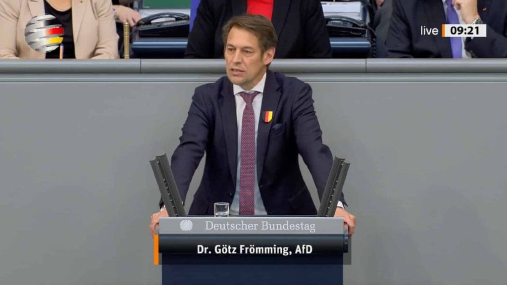 afd-politiker-goetz-froemming-kritisiert:-„das-parlament-ist-keine-heimat-fuer-gluehende-patrioten-mehr!