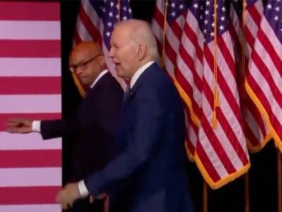 old-joe-gets-lost-on-stage-after-speech,-worried-handlers-escort-him-off-–-watch-it-here