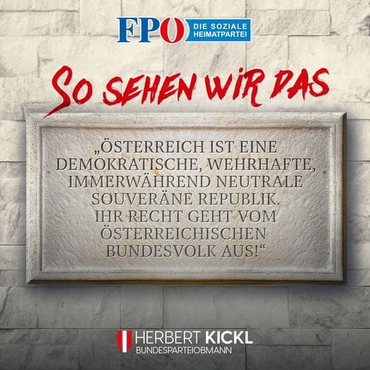 Im Verfassungsausschuss wurde am Mittwoch ein wichtiger und richtiger FPÖ-Antrag