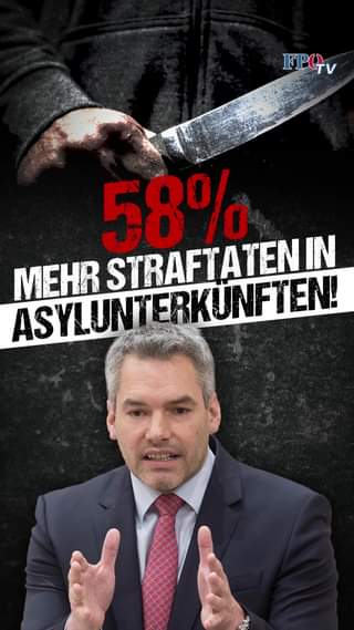⚠️FPÖ deckt auf: Straftaten in Asylunterkünften um 58 Prozent gestiegen! ·