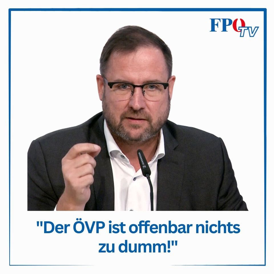 Der ÖVP ist offenbar nichts zu dumm, um sich selbst im Parlament zu verewigen. U