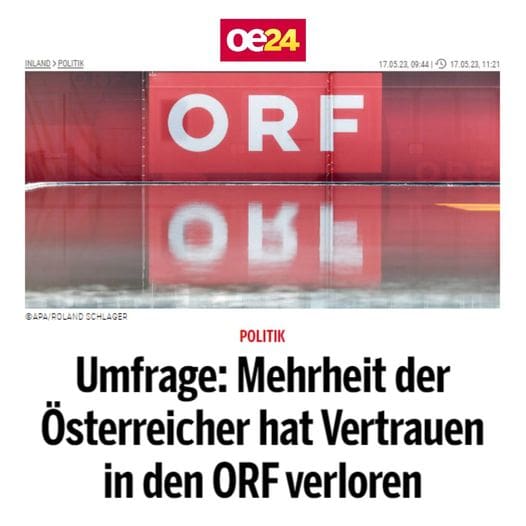 Wen wundert es? Und für genau diesen ORF sollen bald ALLE Österreicher zahlen mü