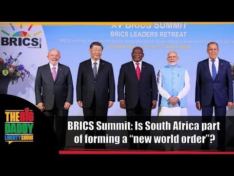 brics-summit:-is-south-africa-part-of-forming-a-„new-world-order“?