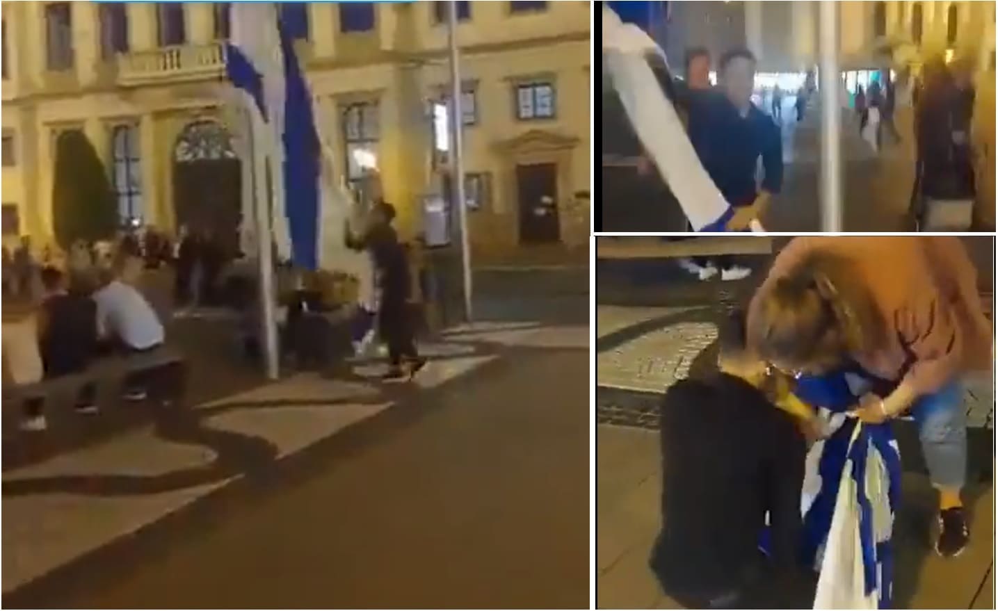 augsburg:-israelische-flagge-zum-zweiten-mal-abgerissen-und-alle-schauen-tatenlos-zu