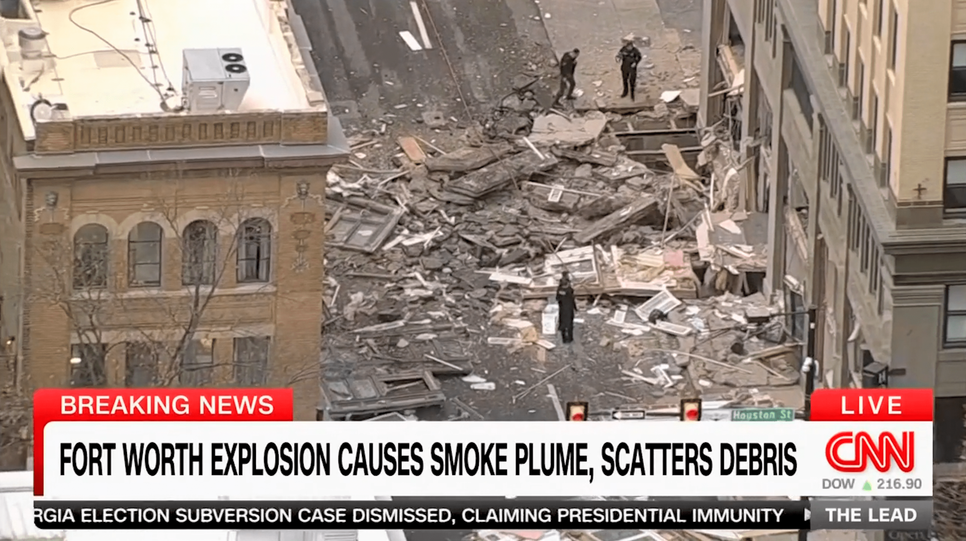 massive-explosion-erschuettert-hotel-in-fort-worth,-mehrere-verletzte-gemeldet