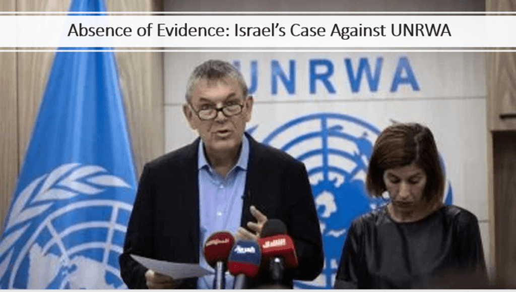 fehlende-beweise:-israels-argumentation-gegen-unrwa