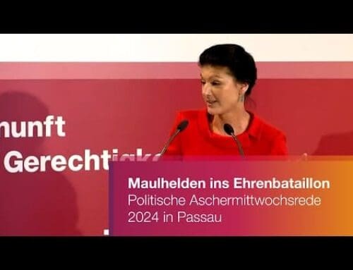 Maulhelden ins Ehrenbataillon – Politische Aschermittwochsrede 2024 in Passau