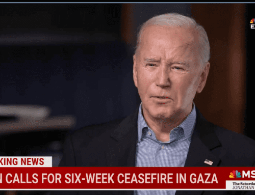 Im Live-Programm geht Biden in Echtzeit von seiner eigenen Rafah „rote Linie“ zurück