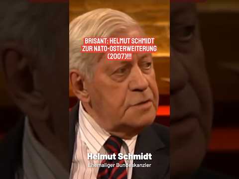 helmut-schmidt-(2007):-#nato-#osterweiterung-ist-brandgefaehrlich!