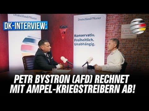 dk-interview:-petr bystron (afd)-rechnet-mit ampel-kriegstreibern-ab!