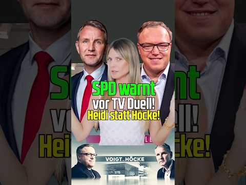 spd-warnt-vor-tv-duell!-heidi-statt-hoecke!-#heidiklum-#bjoernhoecke-#mariovoigt