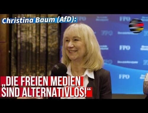 Christina Baum (AfD): „Die freien Medien sind alternativlos!“