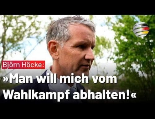 Björn Höcke nach dem heutigen Prozessauftakt: „Man will mich vom Wahlkampf abhalten!“