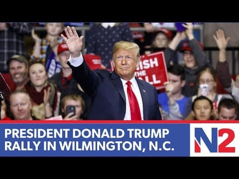 live:-president-donald-trump-campaign-rally-in-wilmington,-nc.-|-newsmax2