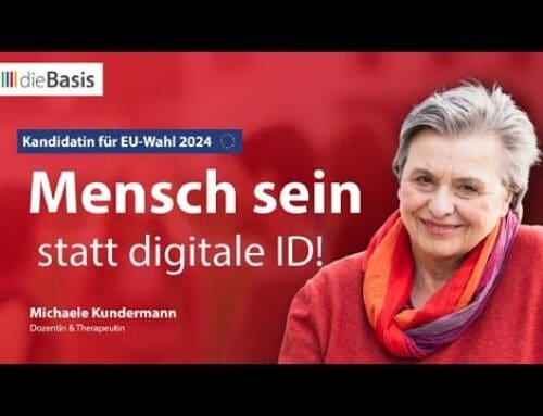 Mensch sein statt digitale ID! | Europawahl-Kandidatin Michaele Kundermann | dieBasis 2024
