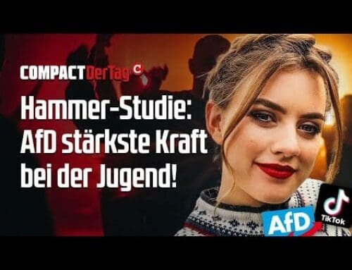 Hammer-Studie: AfD stärkste Kraft bei der Jugend!💥