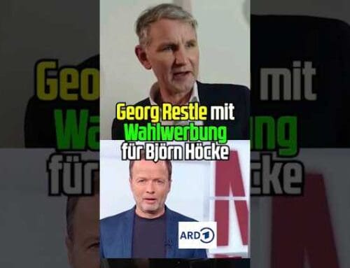 Georg Restle unterstützt Björn Höcke im Wahlkampf! #björnhöcke björn