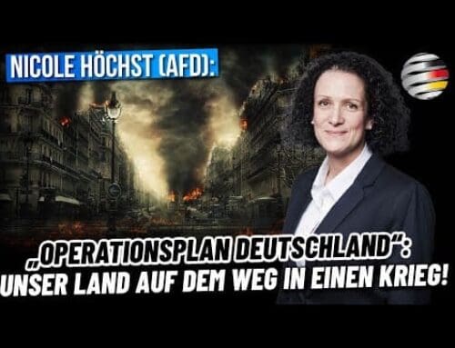„Operationsplan Deutschland“: Unser Land auf dem Weg in einen Krieg! | Nicole Höchst (AfD)