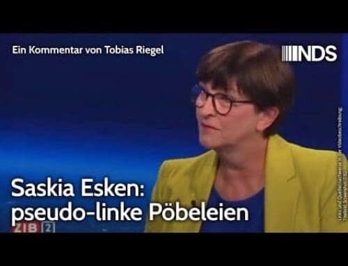 Saskia Esken: pseudo-linke Pöbeleien | Tobias Riegel | NDS-Podcast