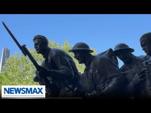 protestors-defaced-war-memorial,-burned-american-flag-|-national-report