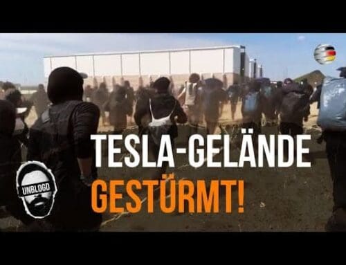 Irre: Klima-„Aktivisten“ stürmen E-Auto-Fabrik von Tesla