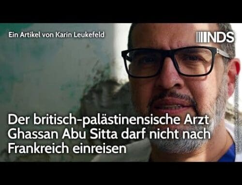 Der britisch-palästinensische Arzt Ghassan Abu Sitta darf nicht nach Frankreich einreisen